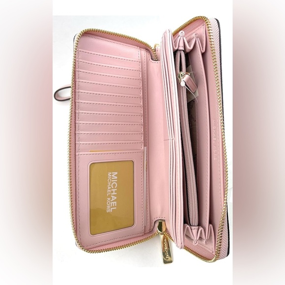 Michael Kors MICHAEL Michael Kors Jet Set Travel Continental Wallet Wristlet - Picture 4 of 11